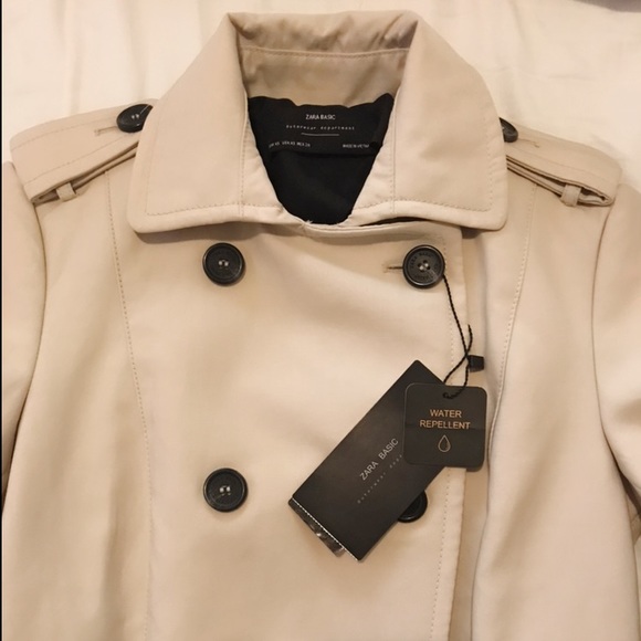 ๐๐๐ SOLD ๐๐๐ Zara Basic Trench Coat XS - Picture 4 of 8